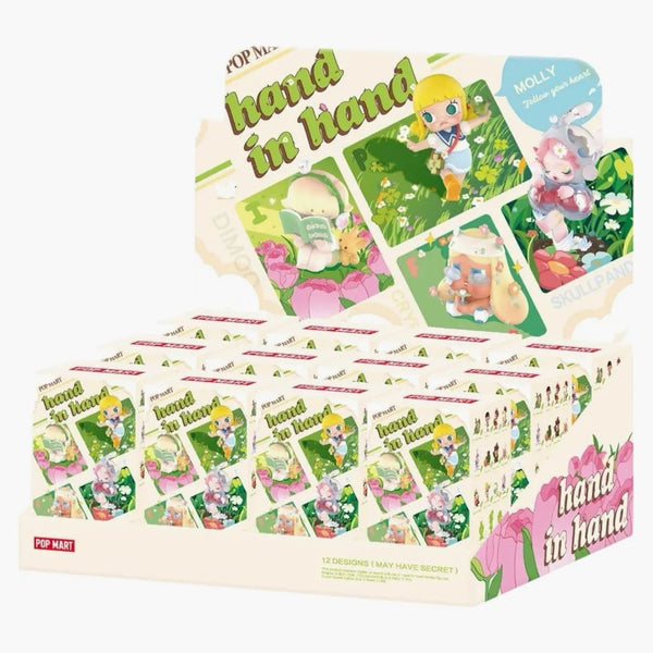 Pop Mart Pop Mart ruční postavy v ruce série Pořadí zapečetěné pouzdro (12 Blind Box)