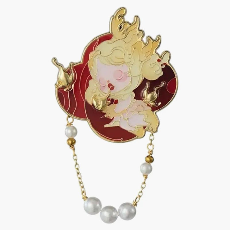 Pop Mart Pop Mart Skullpanda The Mirage Series The Carousel Lantern Pin