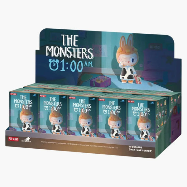 Pop Mart The Monsters Labubu 1:00 A.m. Series Figures Sealed Case (10 Blind Box)