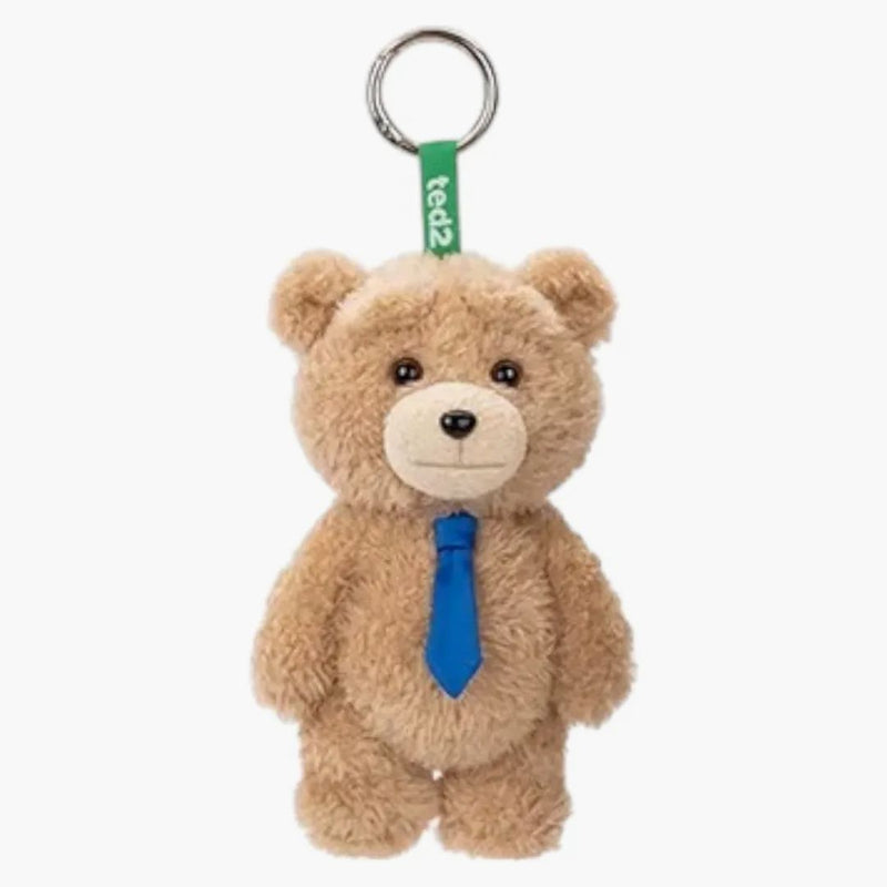 Pop Mart Ted2 Teddy Bear Action Series Necktie Bear Plush Pendant