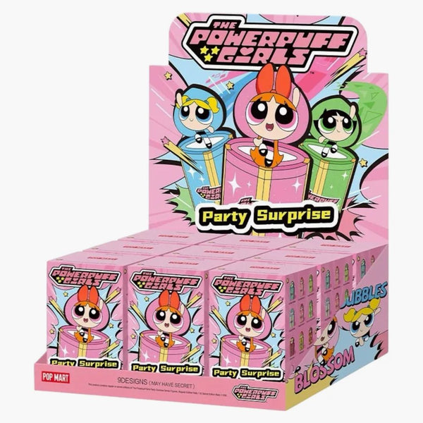 Pop Mart The Powerpuff Girls Party Surprise Series Figures Sealed Case (9 Blind Boxes)