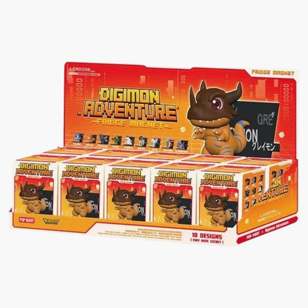 Pop Mart X Digimon Adventure Fridge Magnet Sealed Case (10 Blind Box)