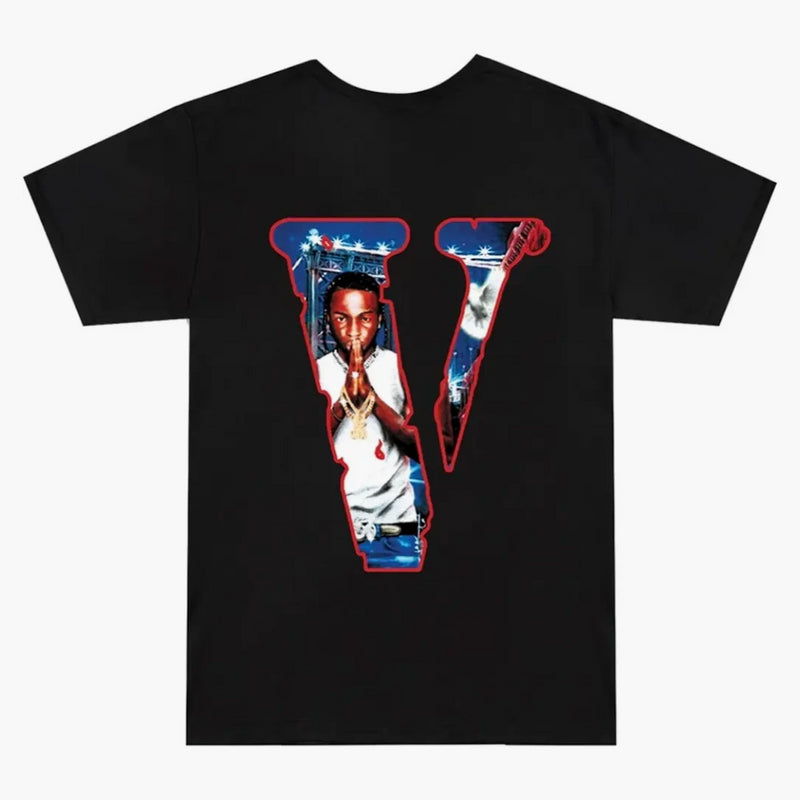 Pop Smoke X Vlone City Tee Black