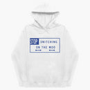 Pop Smoke X Vlone Stop Snitching Hoodie White/blue