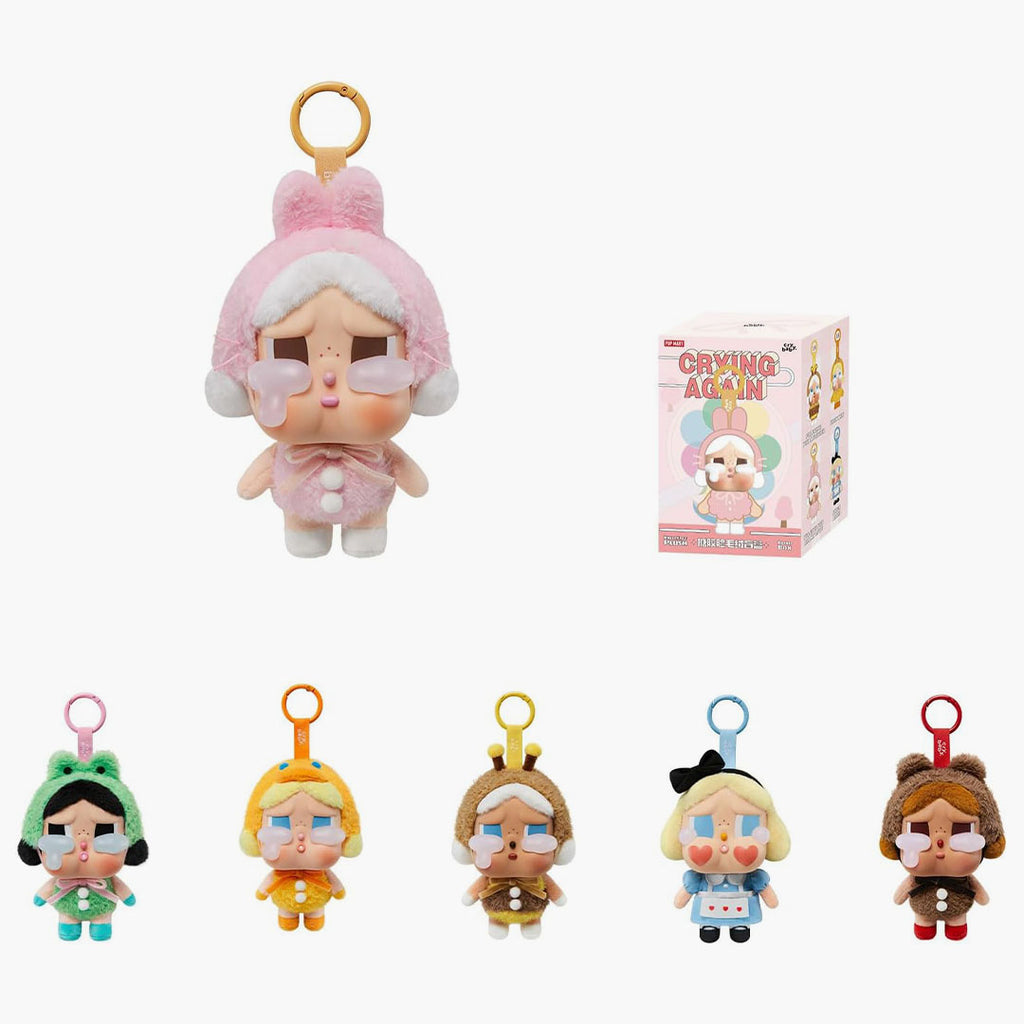 POP MART CRYBABY Crying Again シリーズ　4セット② Pop Mart CryBaby Crying Again Series Vinyl Face Plush Sealed