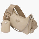Prada 2005 Torba na ramię pustynną beż