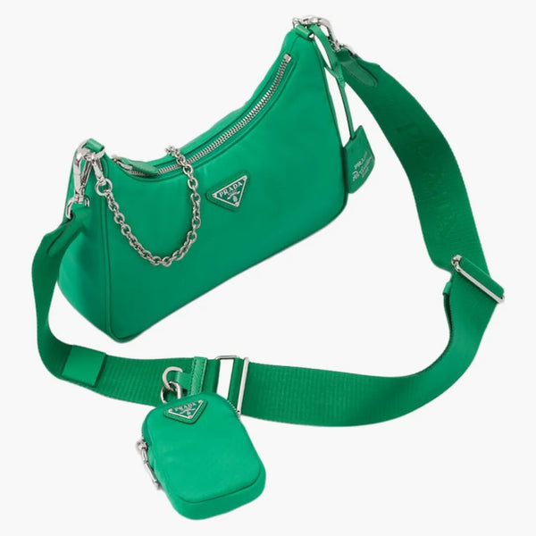 Prada 2005 Shoulder Bag Green Mint