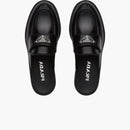 Prada 40mm Mule Black Brushed Leather