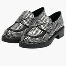 Prada 50mm Crystal Loafer Black Satin