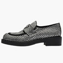 Prada 50mm Crystal Loafer Black Satin