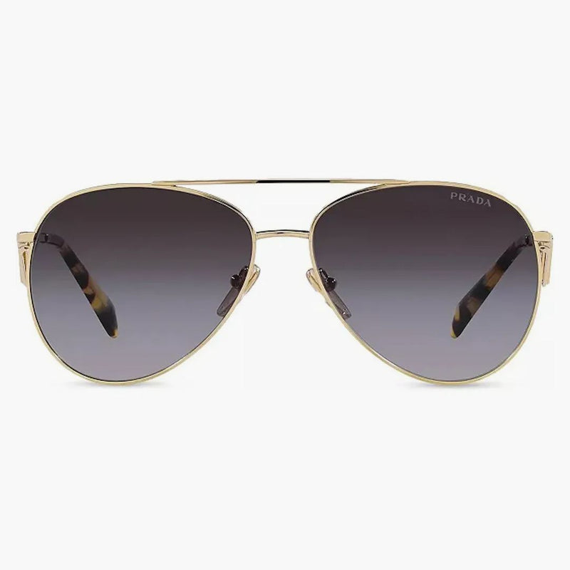 Prada Aviator Occhiali da sole Gold/Grey Gradient (SPR73Z ZVN-5D1)