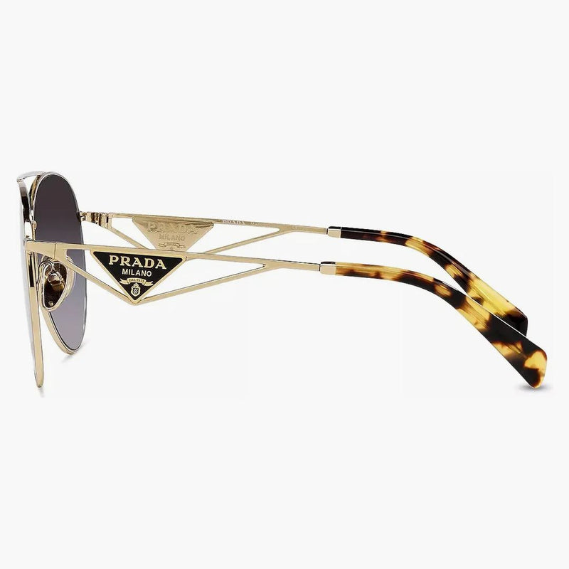 Prada Aviator Occhiali da sole Gold/Grey Gradient (SPR73Z ZVN-5D1)