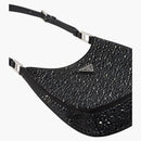 Prada Bag Cleo Satin Crystals Black