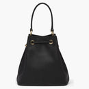 Prada Burce Bag Saffiano Leather Gold-Tone Black