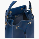 Prada Bagp Bag Saffiano Leather Gold-Tone Blue