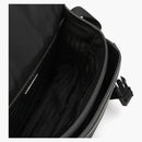 Prada Buckled Satchel Shoulder Bag Black