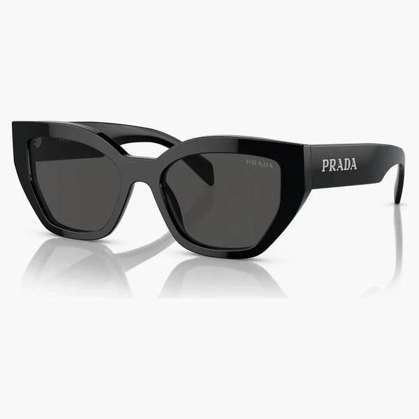 Prada Butterfly Logo Solglasögon Black/Silver (SPRA09 1AB-5SO)