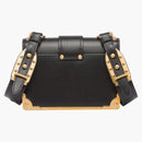 Prada Cahier Leather Bag Negro