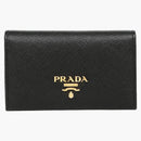 Prada Card Case Saffiano Leather Nero