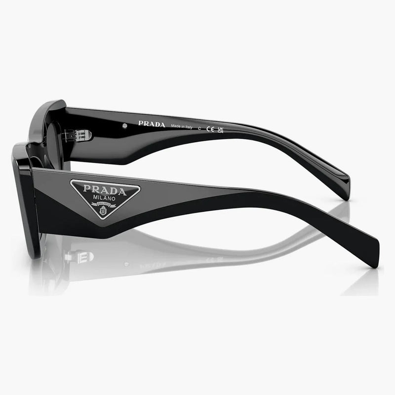 Prada Cat Eye occhiali da sole nero/grigio scuro (SPR 13Z 1AB-5S0)