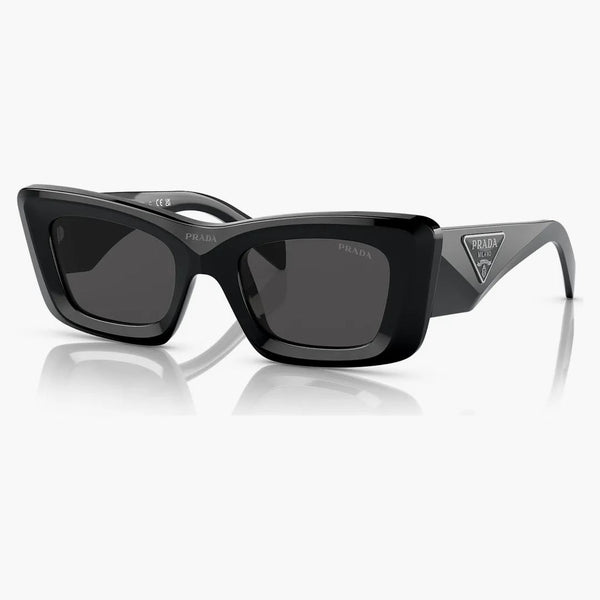 Prada Cat Eye Solglasögon svart/mörkgrå (SPR 13Z 1AB-5S0)