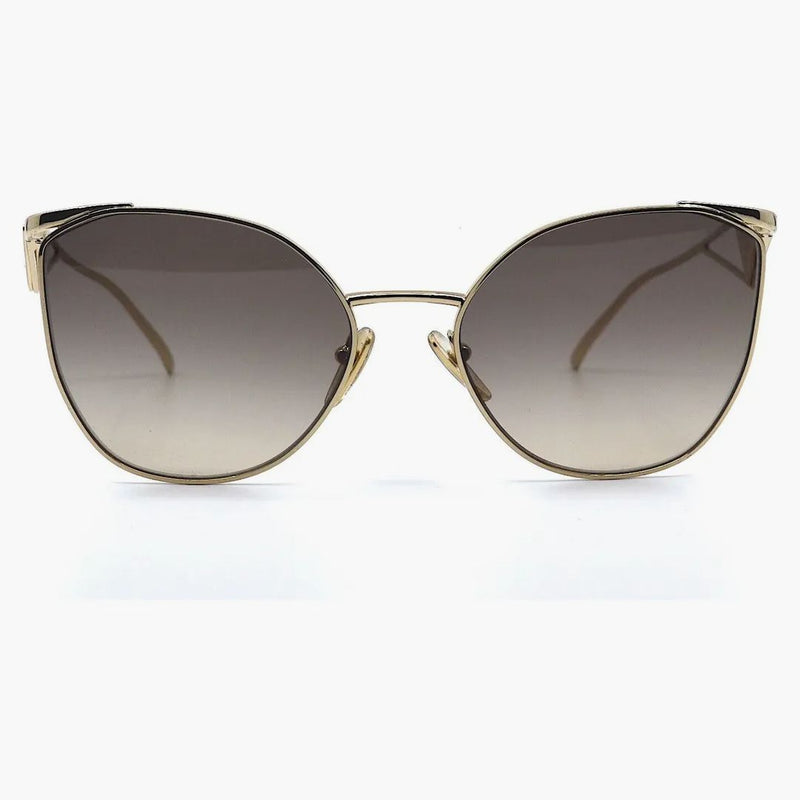 Prada Cateye Sunglasses Gold (pr50zs-zvn3d0-59)