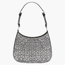 Prada Cleo Satin Bag With Appliques Metal