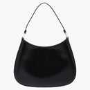 Prada Cleo Shoulder Bag Brushed Leather Black