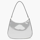 Torba na ramię Prada Cleo srebrna