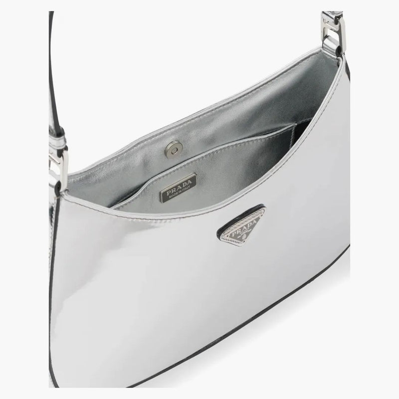 Prada Cleo Shoulder Bag Silver