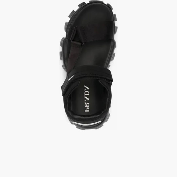 Prada Cloudbust Thunder Sandal Black Nylon
