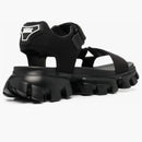 Prada Cloudbust Thunder Sandal Nylon negro