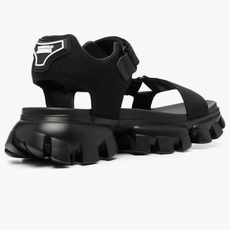Prada Cloudbust Thunder Sandal Black Nylon