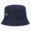 Prada Denim Bucket has Navy