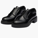 Prada derby 50mm Shoes Black Brushed Leather