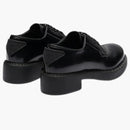 Prada derby 50mm Shoes Black Brushed Leather