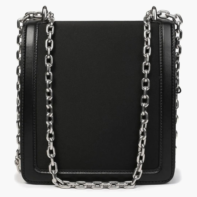 Prada Flap Lock Details Shoulder Bag Black