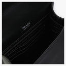 Prada Flap Lock Dettagli Dettagli spalla Black Black