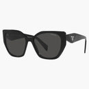 Prada Gafas de sol cuadradas geométricas negras (SPR19Z)