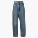 Prada High Džíny v pase modré džíny