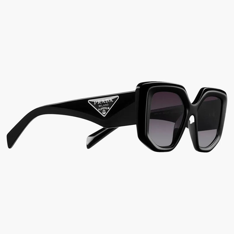 Prada occhiali da sole irregolari neri (Spr14z 1ab-09s)