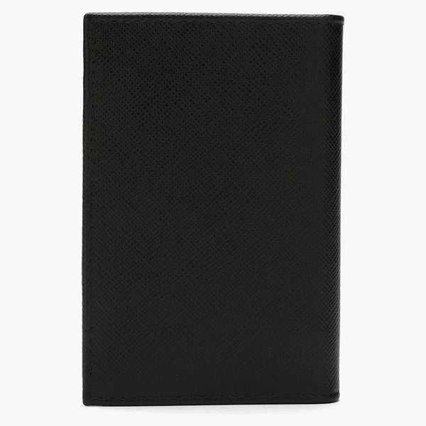 Prada Leather Card Holder Black