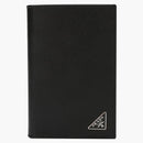 Držák kožené karty Prada Black