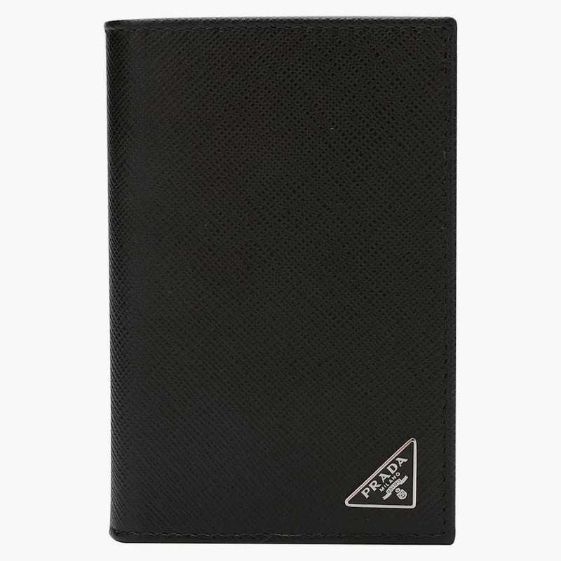 Prada Leather Card Holder Black
