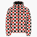 Prada Logo Plaque All-over Printed Jacket White/Red/Black
