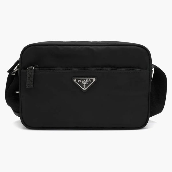 Prada Logo Shoulder Bag Black