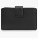 Prada Logo Wallet Medium Black