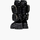 Prada Monolith 55mm Pouch Tall Boots Black Leather