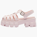 Prada Monolith Foam Rubber 55mm Sandals Alabaster Pink