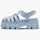 Prada Monolith Foam Rubber 55mm Sandals Light Blue
